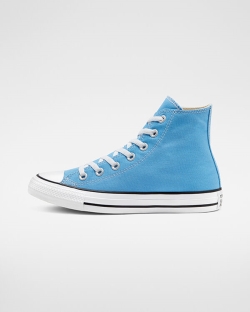Converse Seasonal Color Chuck Taylor All Star Erkek Uzun Ayakkabı Mavi/Beyaz | 2914705-Türkiye